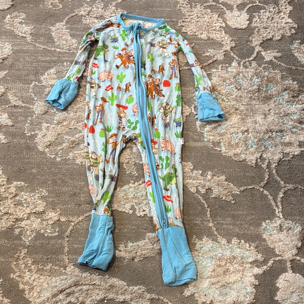 TOY STORY Disney little sleepies Onesie with Characters